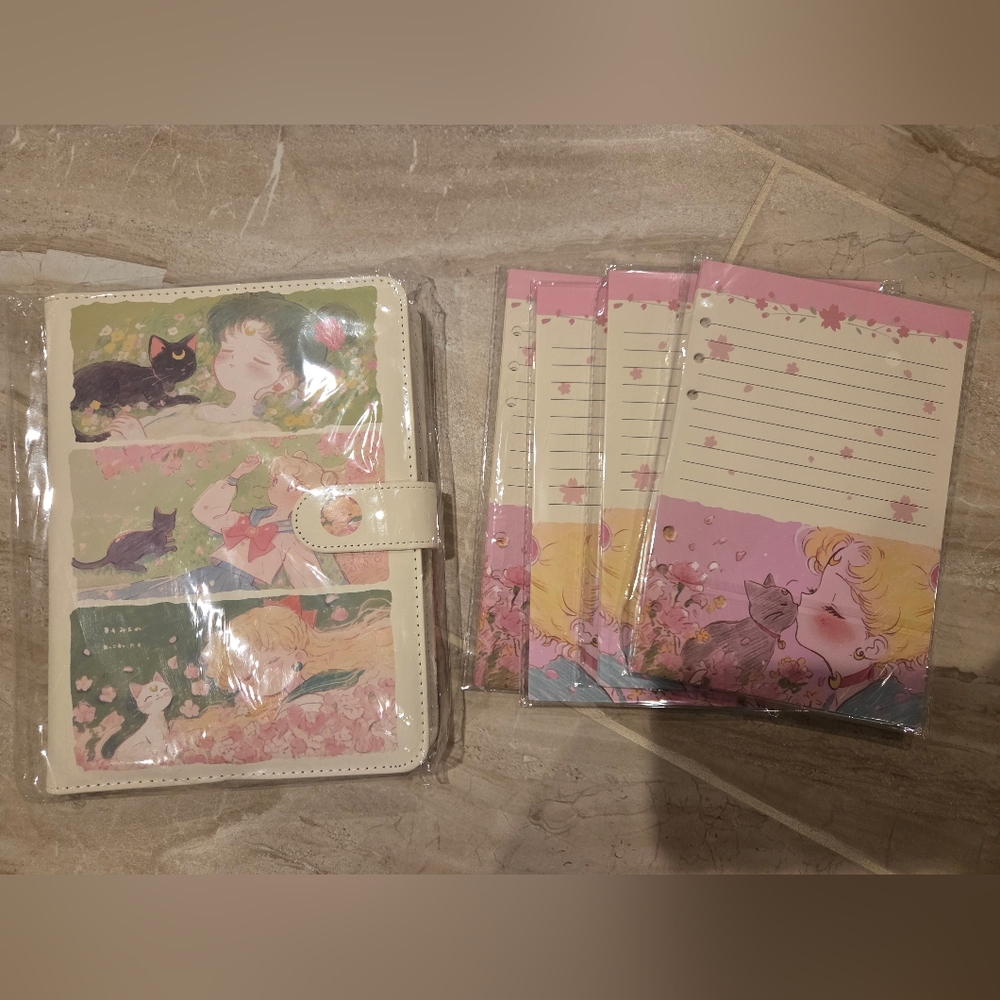 Anime Binder Planner with Inserts